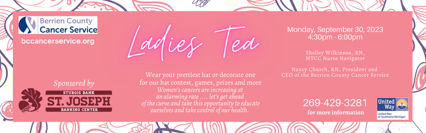 Ladies Tea Banner 2024